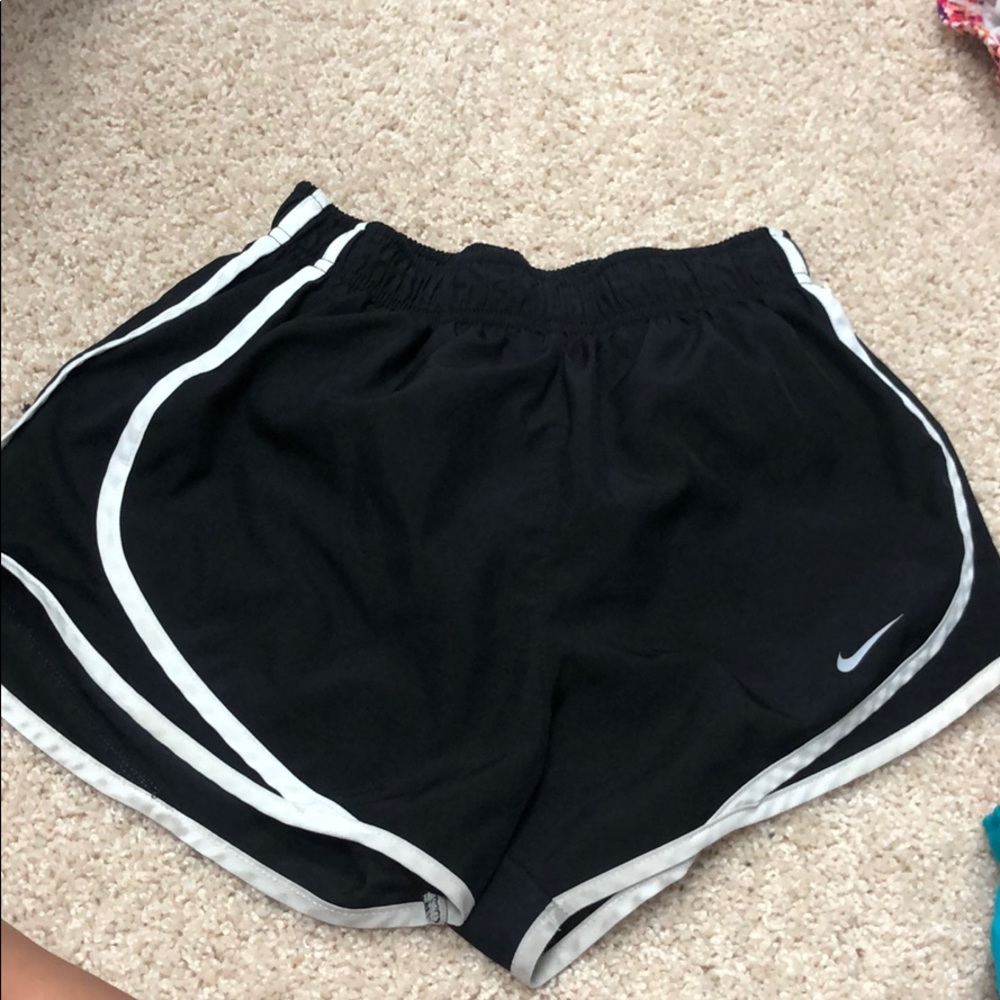 Nike black running shorts